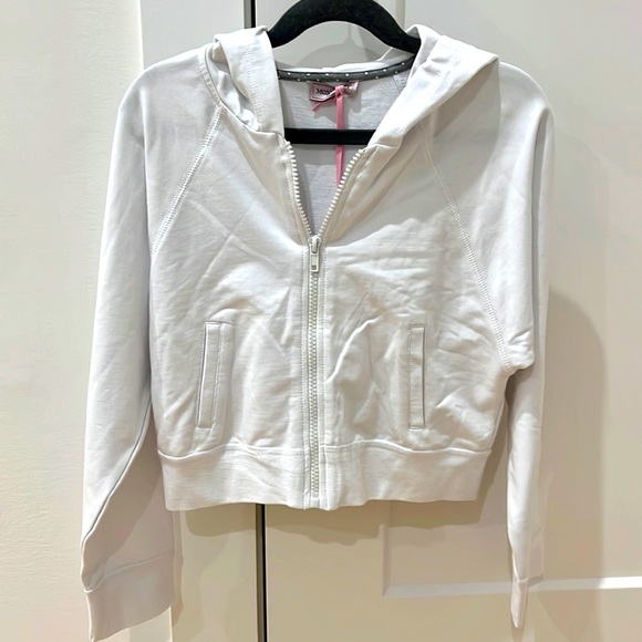 NWT Monna Lisa White Tinkerbell Hooded Jacket - Girls Size 8 - Picture 1 of 7